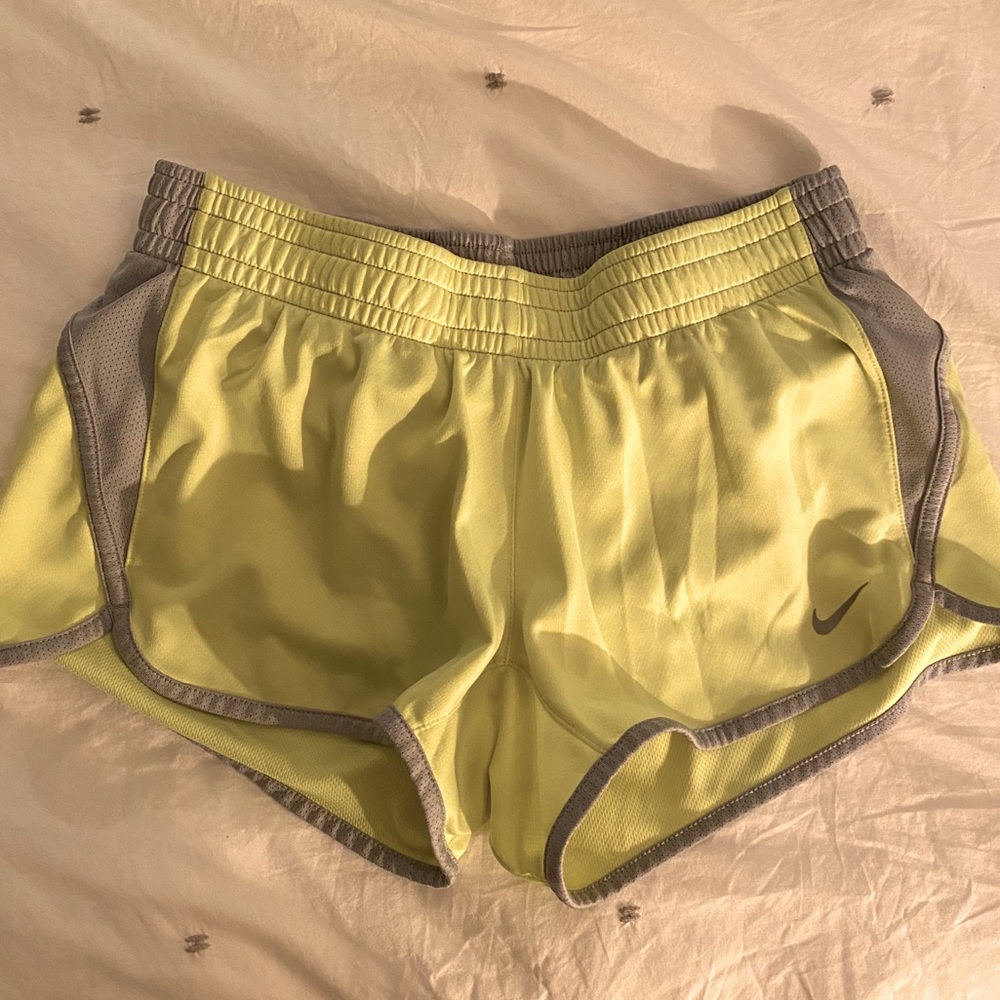 Nike Neon Yellow Athletic Shorts